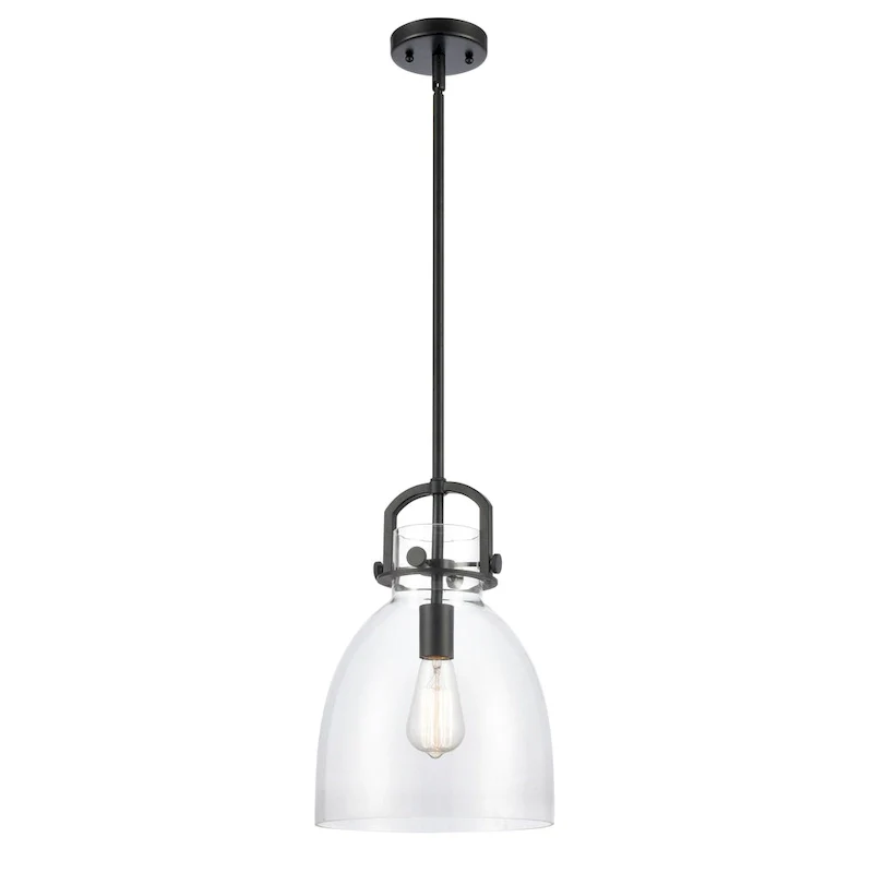 Innovations Lighting Newton Bell - 1 Light 10  Stem Hung Pendant