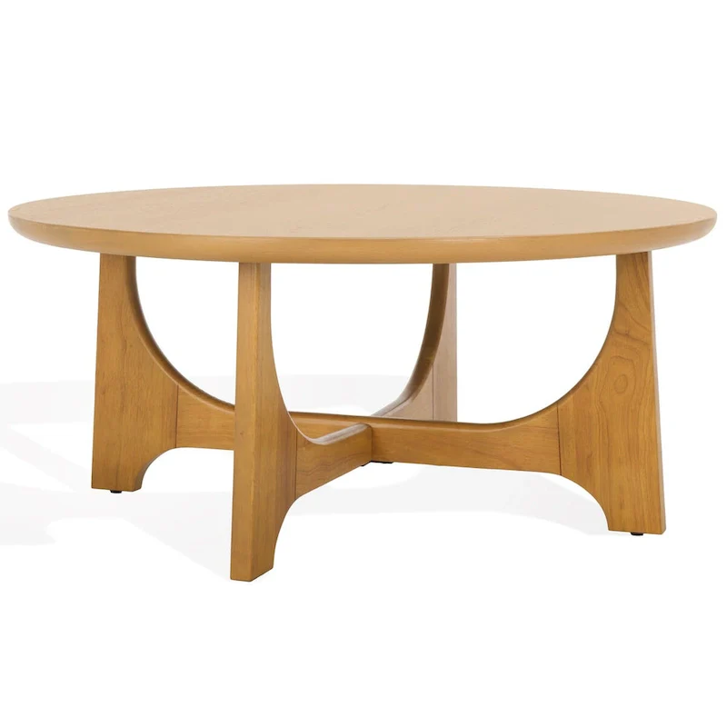 Natural Wood Coffee Table 40x40x18 Inch