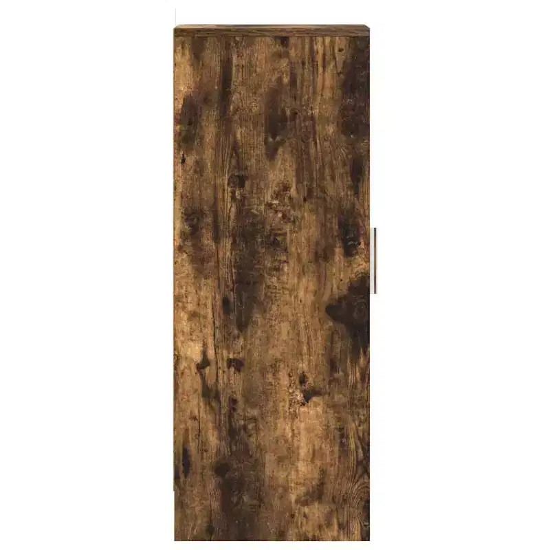 vidaXL Shoe Cabinet Smoked Oak Engineered Wood Medium Shoe Cabinet