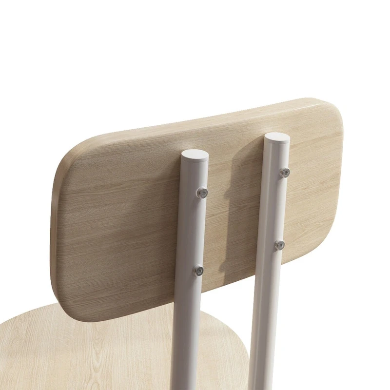 CUSchoice Stylish Bar Table Set With 2 Stools and Partition Included - 24*24*35.5(inch)