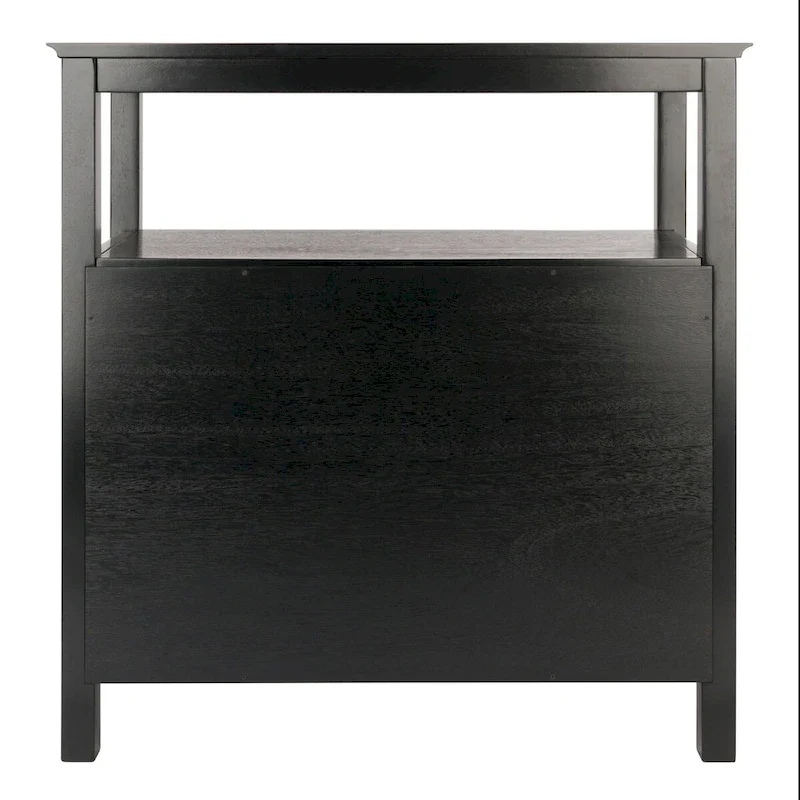 Buffet Cabinet, Black - 36 x 18.03 x 35.98 inches - 36 x 18.03 x 35.98 inches