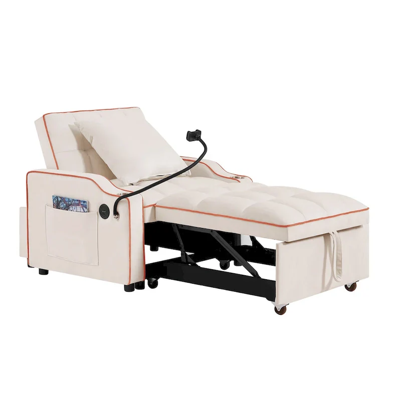 Convertible Sleeper Chair Sofa Bed Adjustable