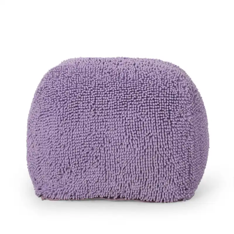 Moloney Modern Microfiber Chenille Pouf by Christopher Knight Home