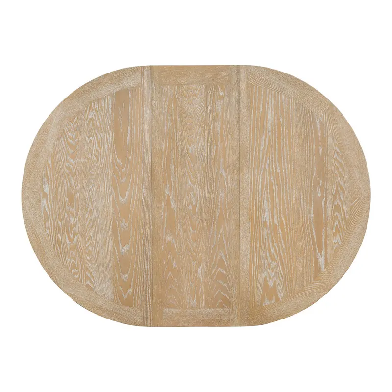 5-Piece Wooden Dining Table Set with Extendable Round Table & 4 Chairs