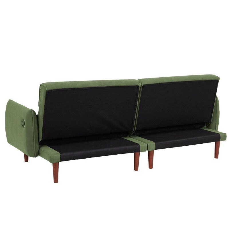 GEITIN Convertible Futon Sofa Bed with 2 Pillows