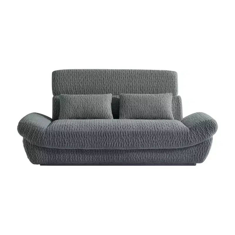 EHMKNP 2-Seater Sailboat Elliptical Sofa  High-Density Compressed Foam Luxury Living Room Couch