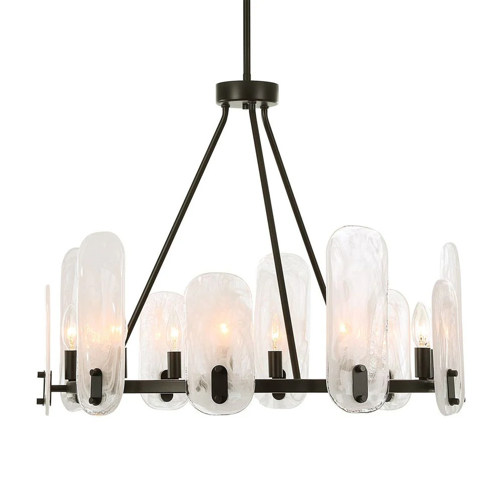 Ellipse, 10 Lt Chandelier
