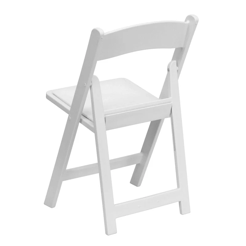 Set of 2 Folding Chairs with Padded Seats - 18D x 17.25W x 30.75H