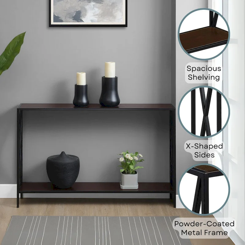 Convenience Concepts Tucson Console Table with Shelf