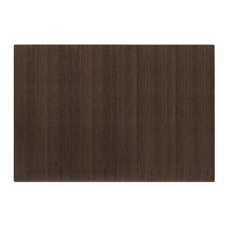 Jani Eco Bamboo Standard Rectangular Chair Mat - (72 x 48), Premium Quality, Eco-Friendly Chair Mat