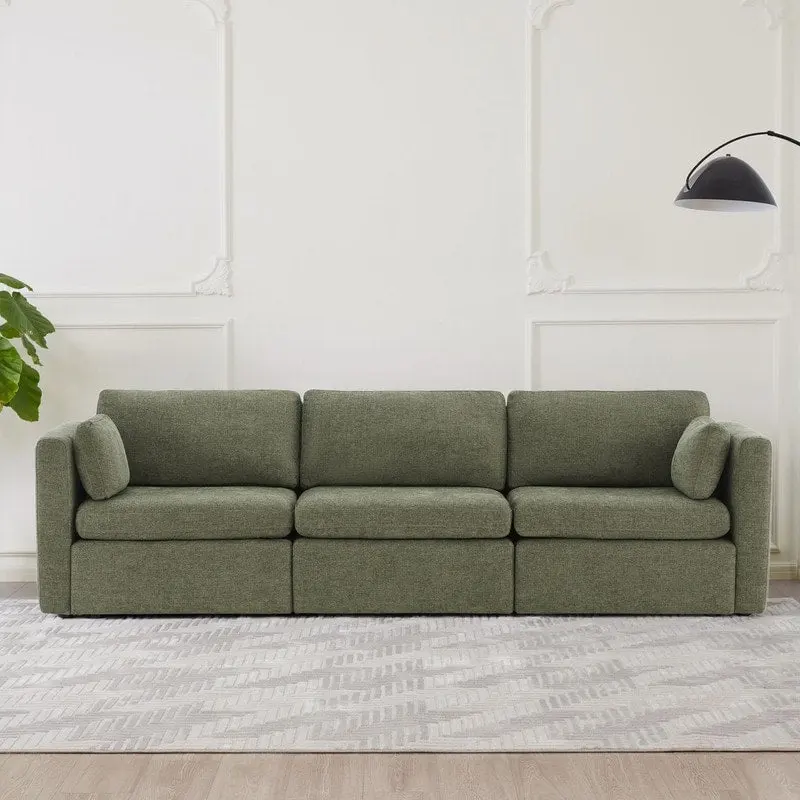 Celia Oversized Modular Sectional Fabric Sofa Set