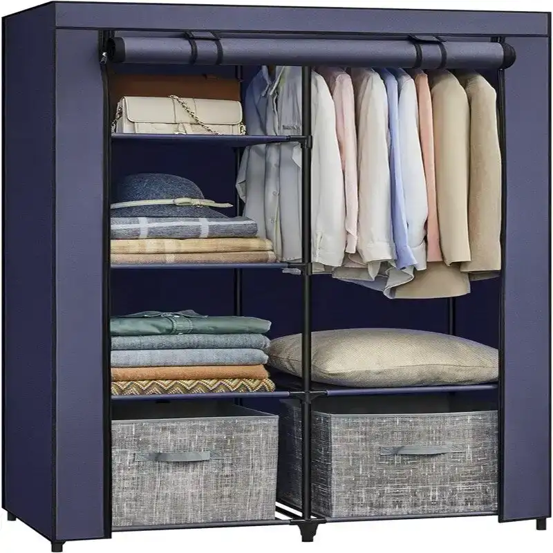 Clothes Storage Organizer with 6 Shelves - 17.7D x 34.6W x 66.1H
