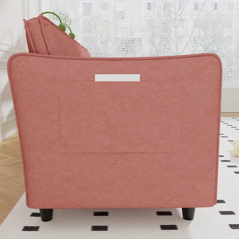 Hadley 74.27 Loveseat Sofa with Mid-Century Modern Design