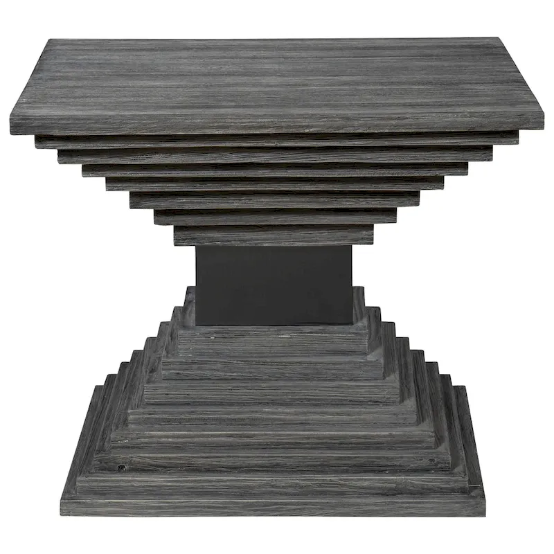 Uttermost Andes Wooden Geometric Accent Table - 22 W X 18 H X 22 D (in)
