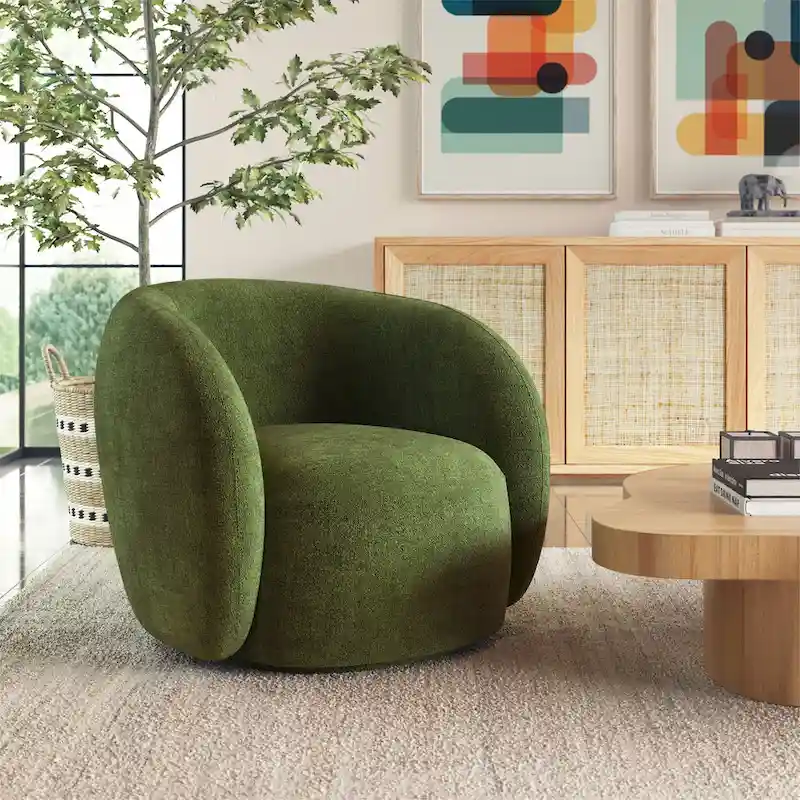 Poly & Bark Poole Swivel Lounge Chair