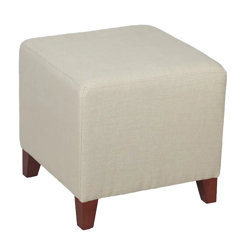 Adeco Simple British Style Passionate Cube Ottoman Footstool