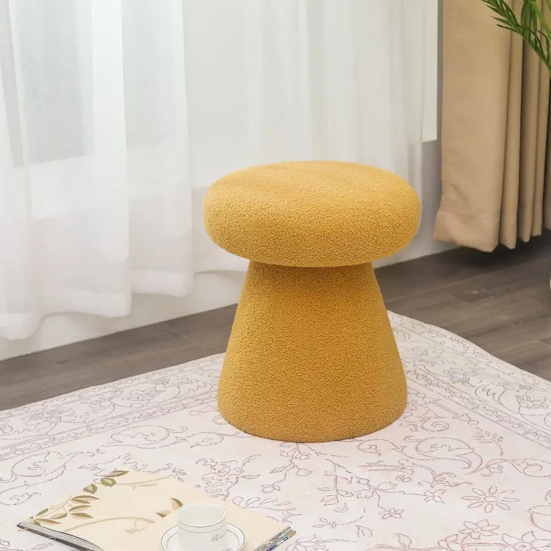 Mushroom Ottoman Large Soft Foot Stool