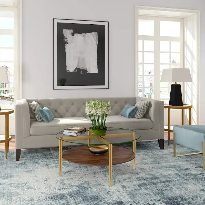 Carson Carrington Saliesta Mid-Century Modern Coffee Table