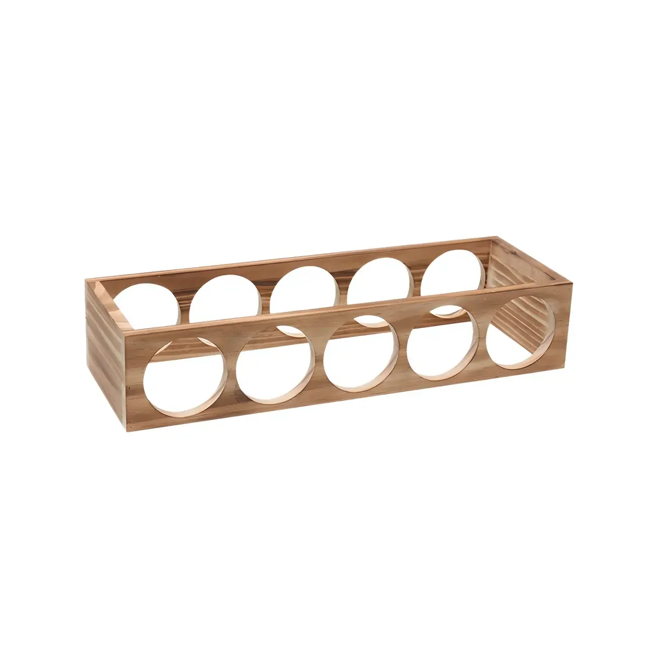 Natural Wooden Stackable Wine Rack Tabletop Wine Holder