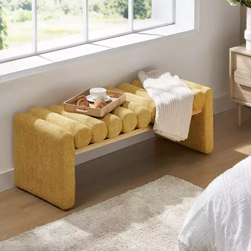 Alice Bench With Solid Wood Construction | HULALA HOME
