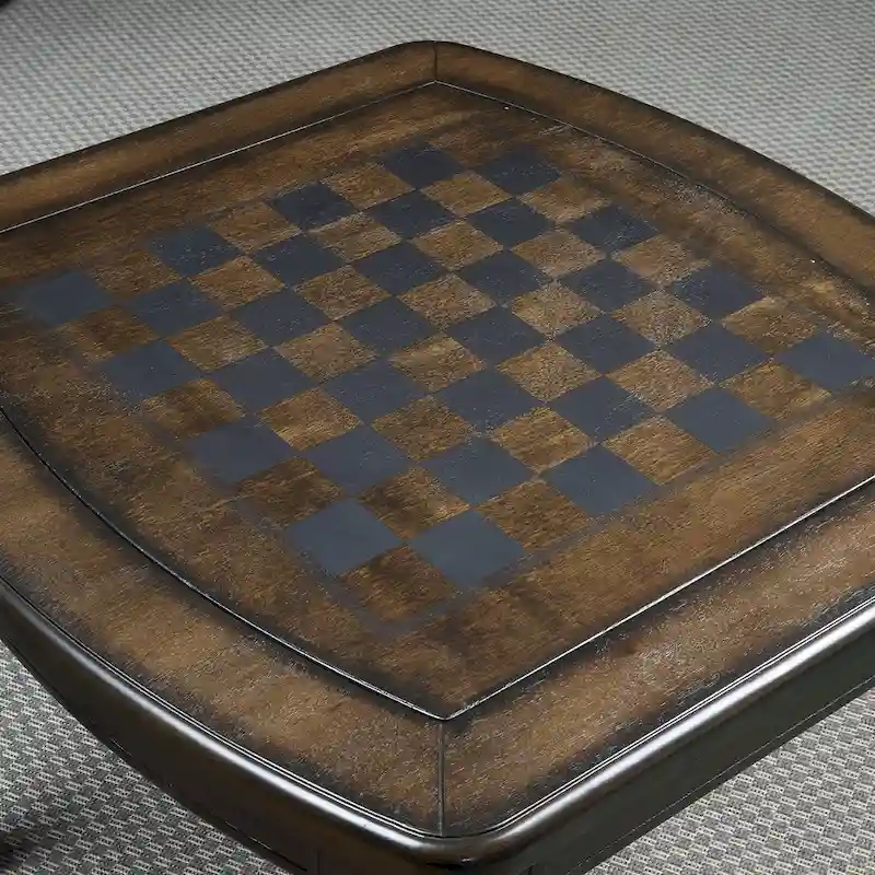 Steve Silver Darlington Game End Table with Chessboard