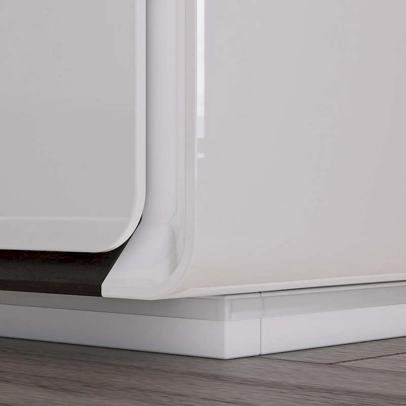 LED Nightstand Modern High Gloss Bedside Table Side Table End Table