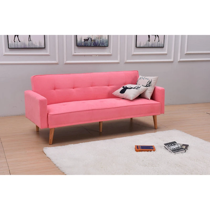 Modern Adjustable 3-position Sleeper Sofa Futon