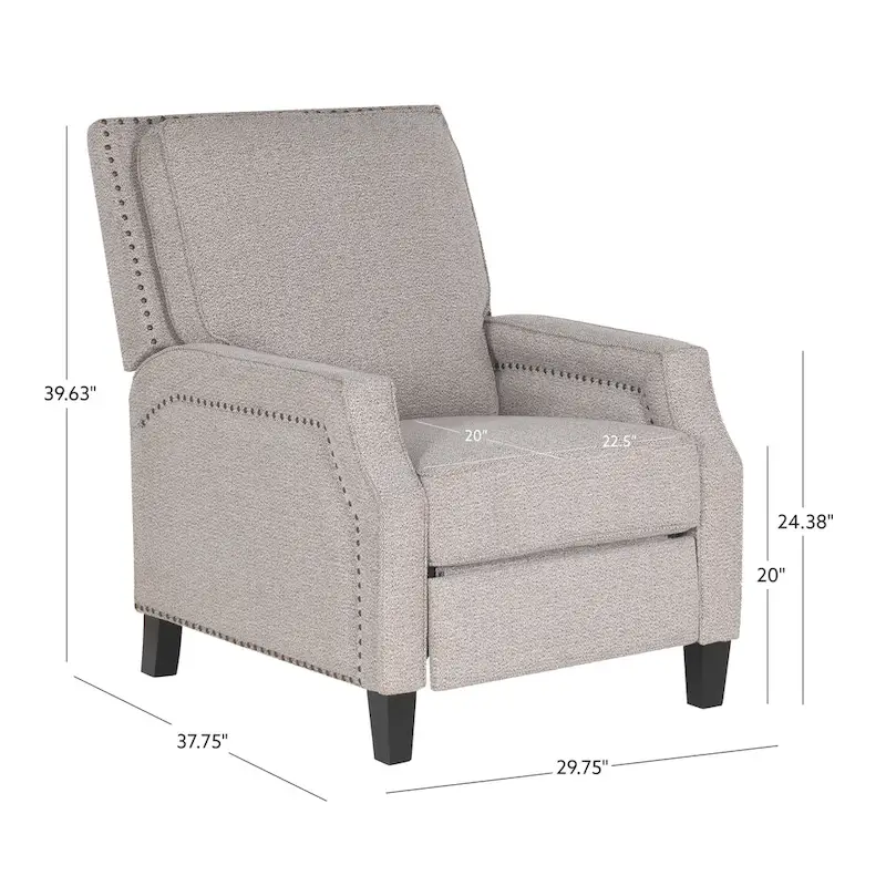 Ferland Upholstered Push Back Recliner