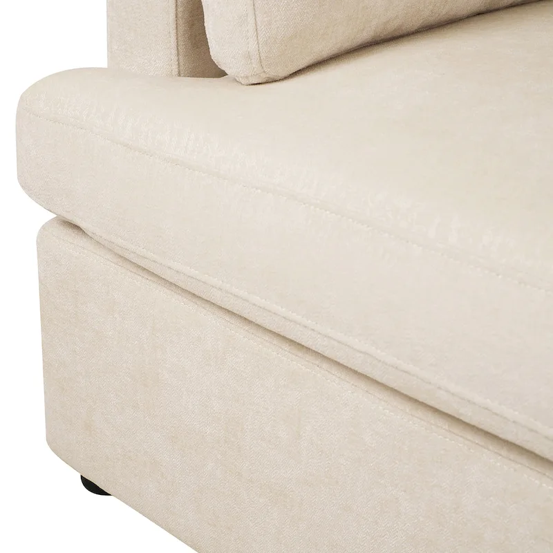 Naro Modern Fabric Accent Chair with Removable Cushion by Christopher Knight Home