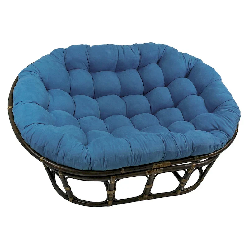 Double Papasan Chair with Microsuede Cushion
