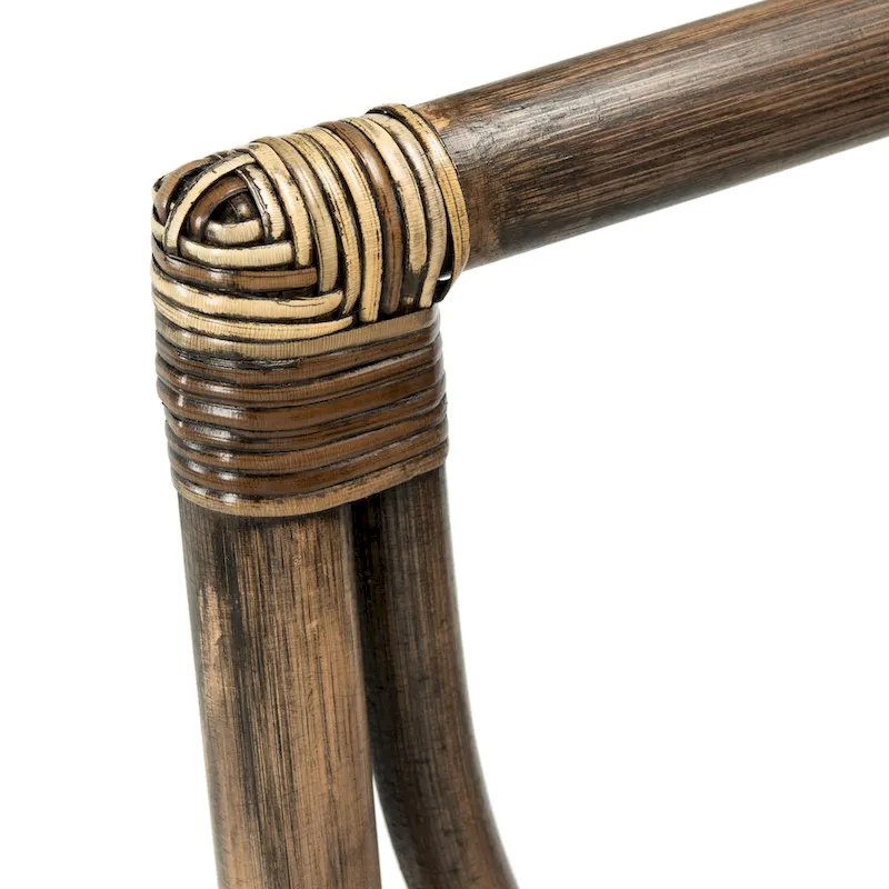 SAFAVIEH Olafia Dining Brown/ Black Arm Chair - 22.3