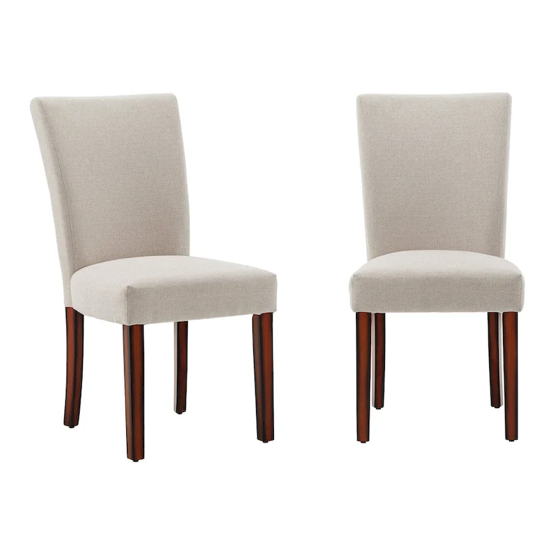 Upholstered Parson Dining Chairs (Set of 2)