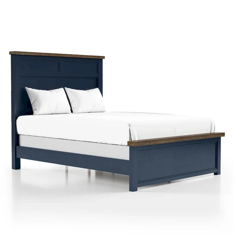 Furniture of America Althea Modern Farmhouse Pinewood Panel Bed