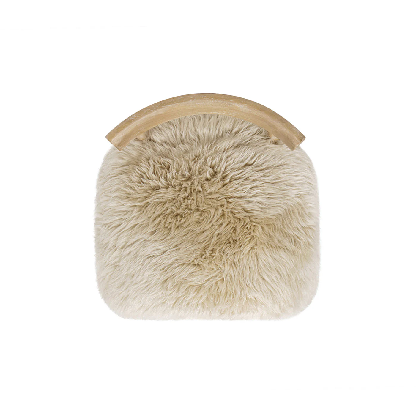 Arden 27.5 Genuine Fur Counter Height Bar Stool