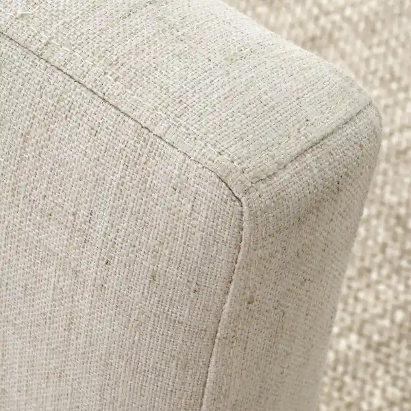 Linen Mid Century Modern Dining Chair