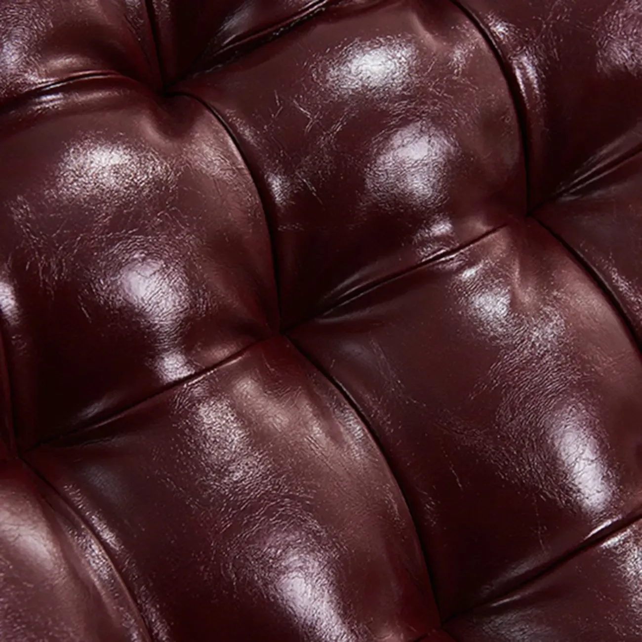 Modern Upholstered Ergonomic Rocking Chair with Ottoman