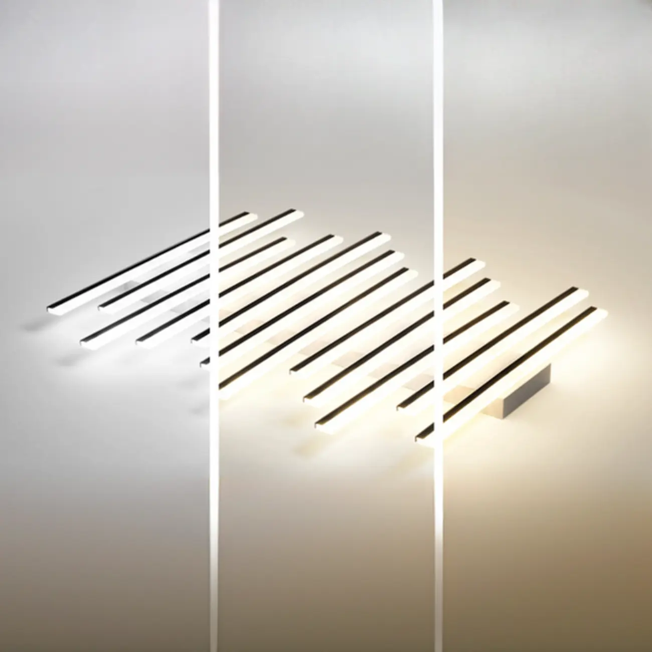 Geometric LED Semi Flush Ceiling Light with Acrylic Shade