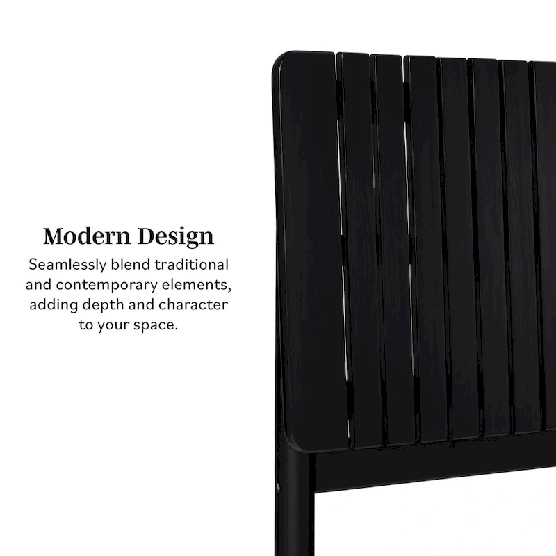 Middlebrook Designs Slatted Headboard Modern Queen Bed