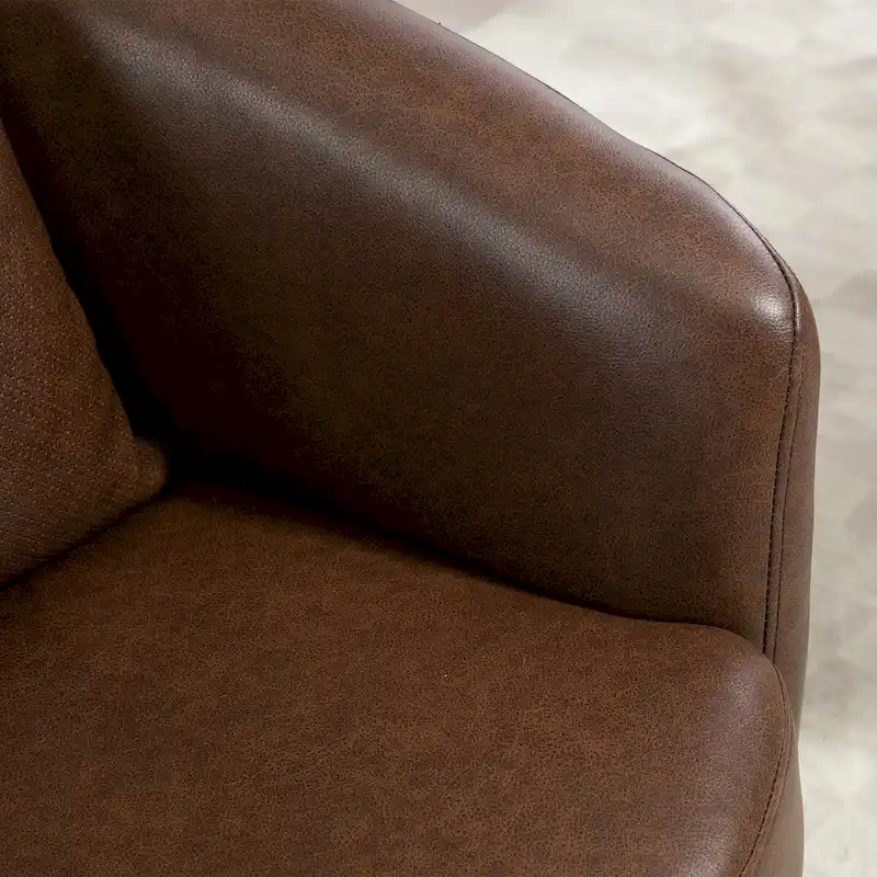 Modern Living Room Swivel Barrel Armchair