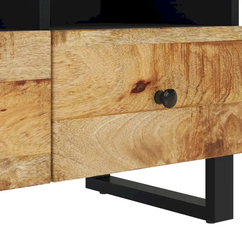 TV Stand 27.6x13x18.1 Solid Wood Mango