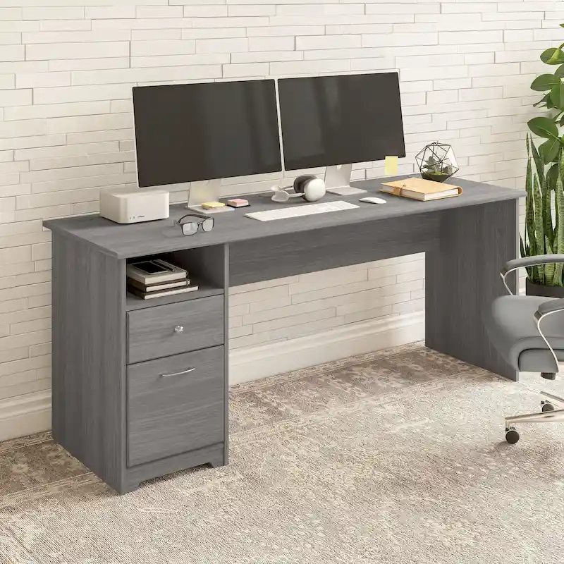 Cabot 72W Home Office Computer Desk with Drawers by Bush Furniture