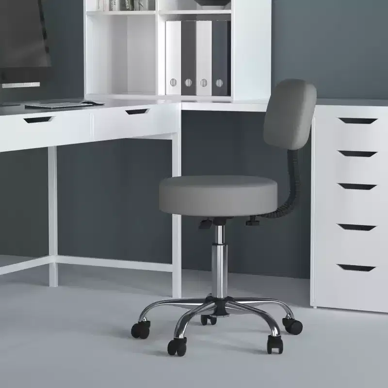 Medical Stool with Back Cushion - Boss Office Products