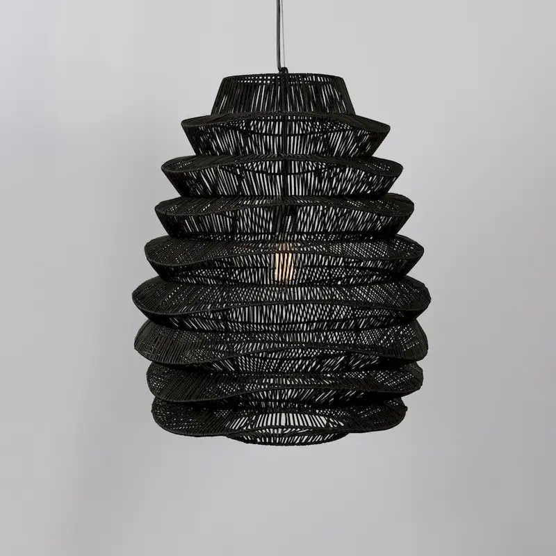 Barlow 1-Light Rattan Woven Pendant By Kosas Home