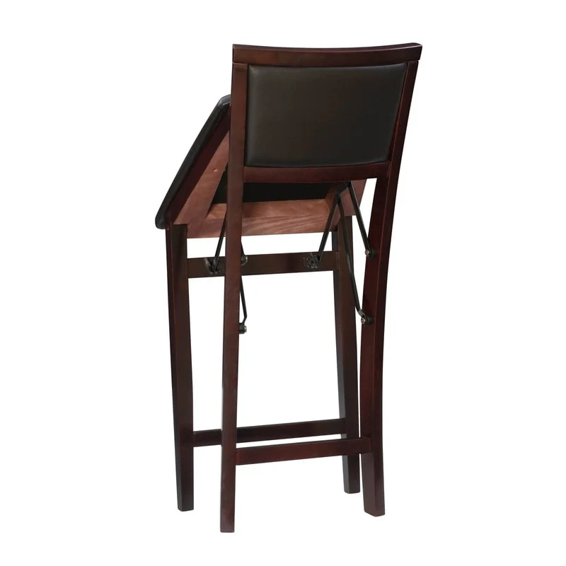 Aldersey Espresso Folding Counter Stool