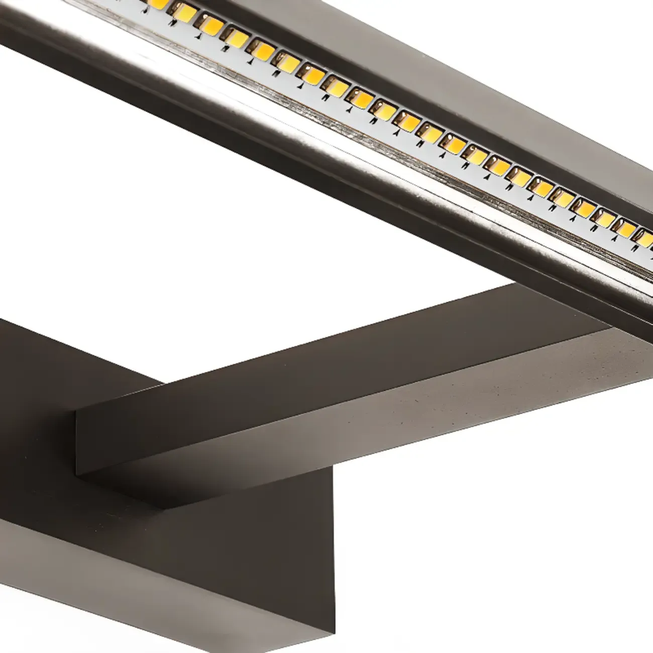 Stylish Black Linear LED Bathroom Vanity Light