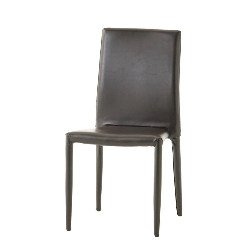 Comstock Bonded Leather Stackable Dining Chairs (Set of 4) by Christopher Knight Home