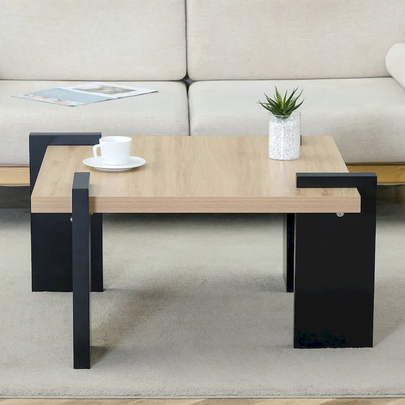 Modern MDF Coffee Table Durable Stylish Living Room Furniture