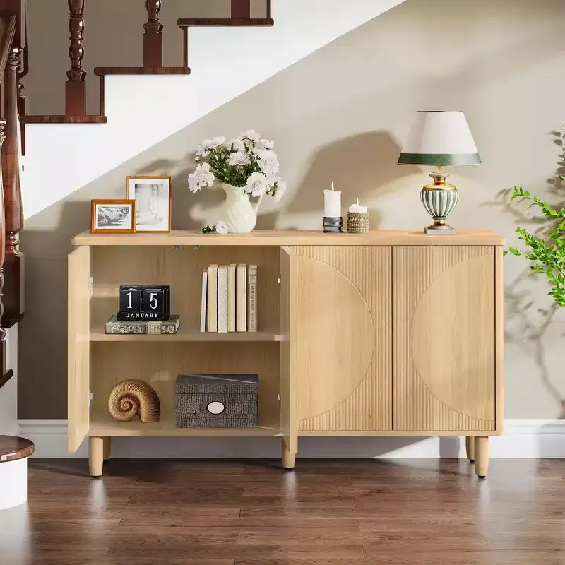 59.4-Inch Buffet Cabinet Sideboard