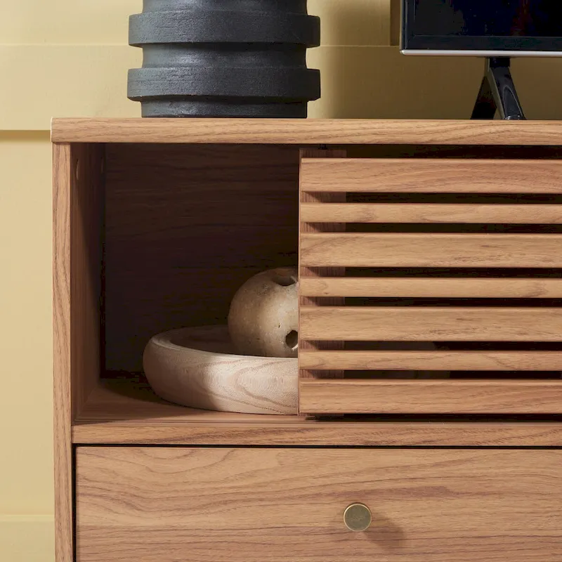 SAFAVIEH Ciera 3-Drawer Entertainment TV Media Stand (65 Flatscreen TV) - 58.7 In. x 15.2 In. x 23.9 In. - 59Wx15Dx24H