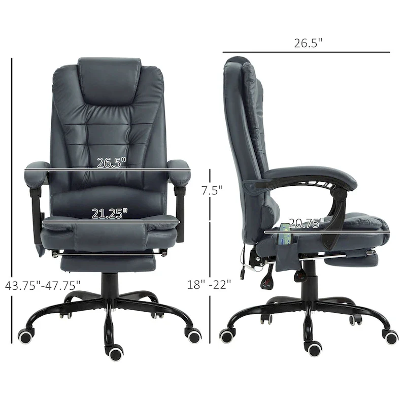 Massage Office Chair High Back Executive Recliner